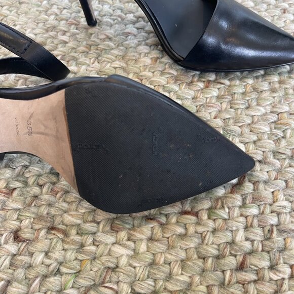 Alexander Wang Lovisa Leather Slingback Pumps Size 5.5 - Picture 4 of 6